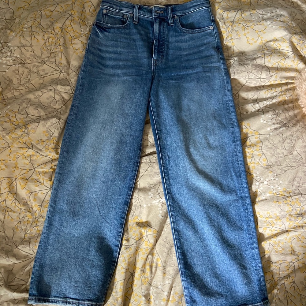 Madewell Slim Wide Crop Jeans